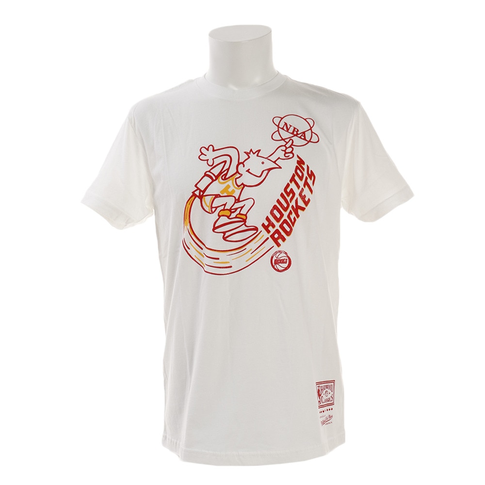 Tシャツ メンズ 半袖 PLAYOFF ロケッツ BMTRCW19023-HROWHIT 【 バスケットボール ウェア 】