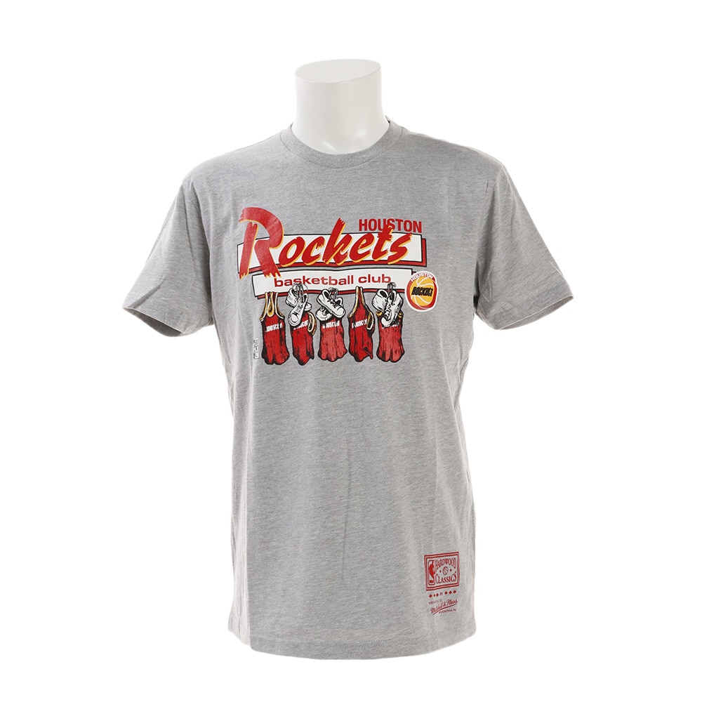 Tシャツ メンズ 半袖 PLAYOFF ロケッツ BMTRTP19014-HROGYHT 【 バスケットボール ウェア 】
