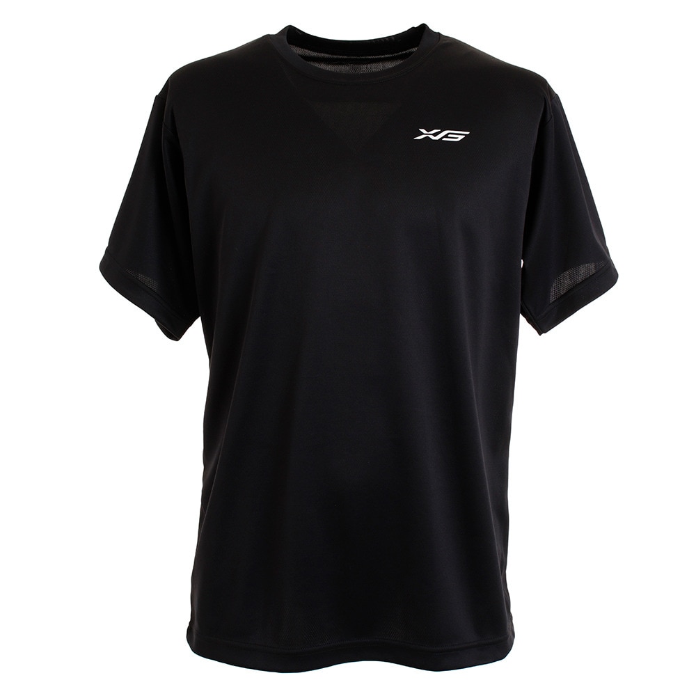 Ｔシャツ メンズ 半袖 ドライプラス 吸汗速乾 Keep smiling 751G0ES8220 BLK 【 バスケットボール ウェア 】