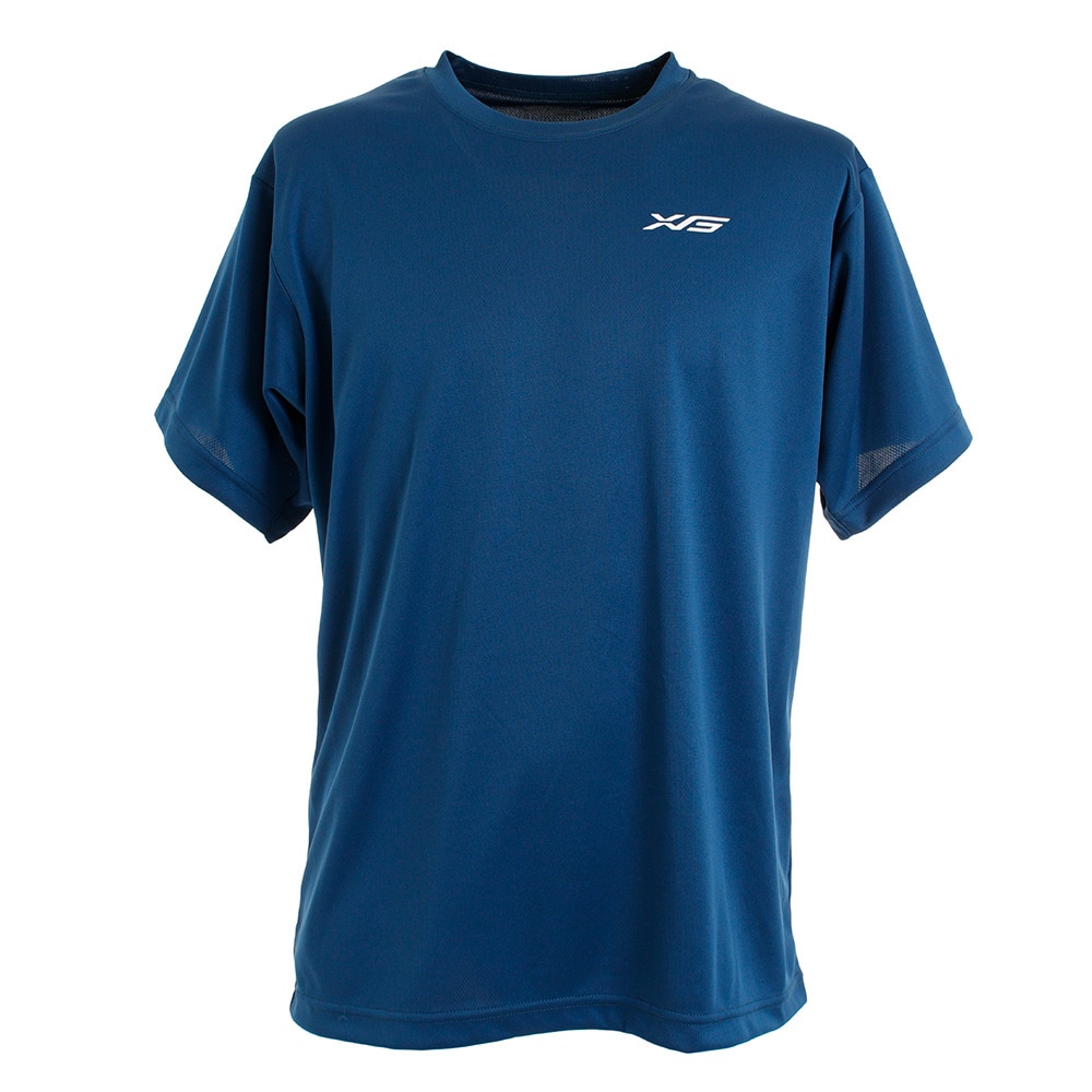 Ｔシャツ メンズ 半袖 ドライプラス 吸汗速乾 Keep smiling 751G0ES8220 BLU 【 バスケットボール ウェア 】