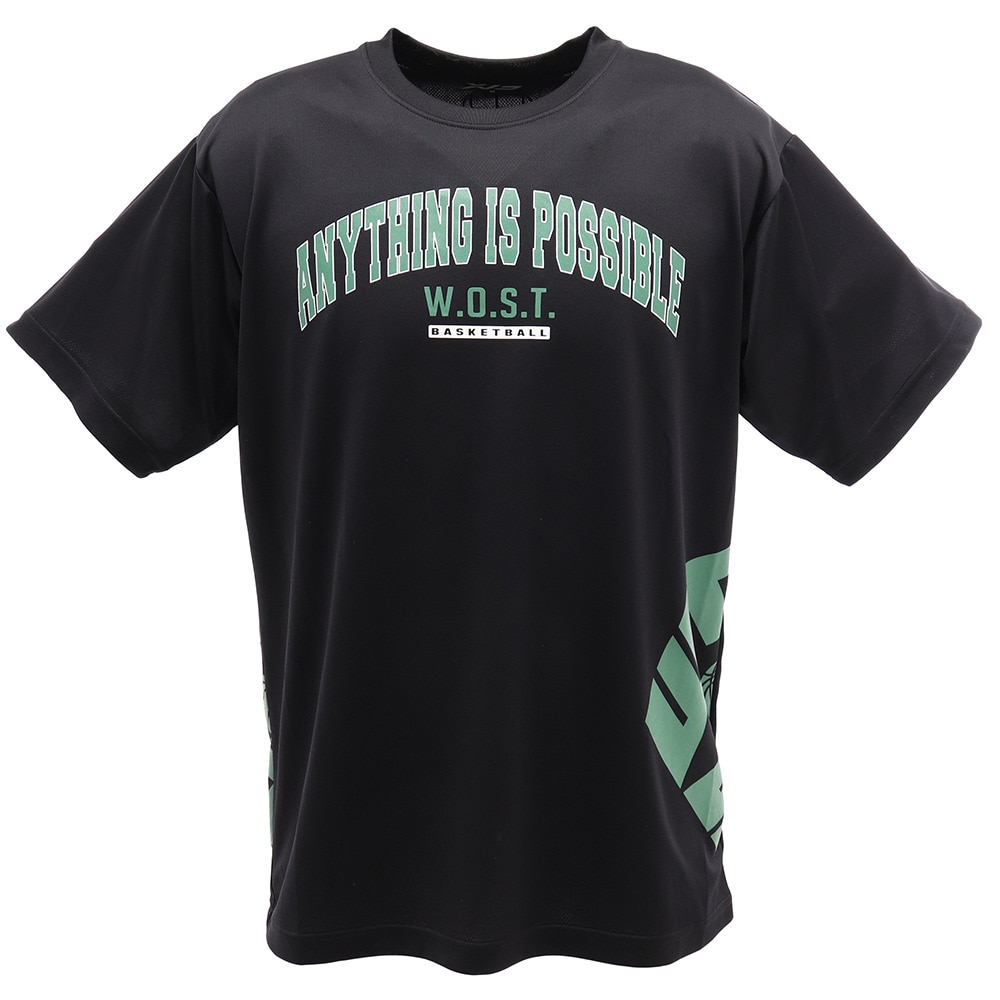 Ｔシャツ メンズ 半袖 DEO PARTS Anithing is possible 751G0ES8212 BLK 【 バスケットボール ウェア 】