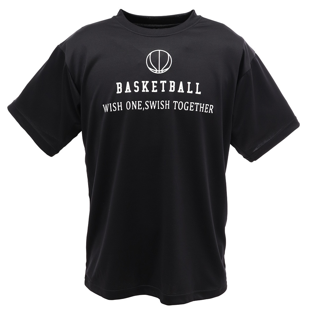 Ｔシャツ メンズ 半袖 DEO PARTS Dont wish just beieve 751G0ES8213 BLK 【 バスケットボール ウェア 】