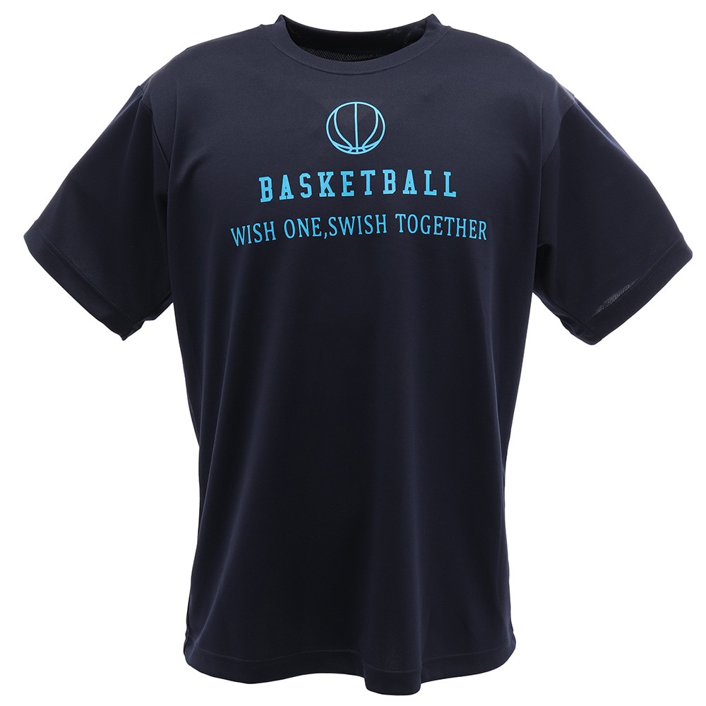 Ｔシャツ メンズ 半袖 DEO PARTS Dont wish just beieve 751G0ES8213 NVY 【 バスケットボール ウェア 】