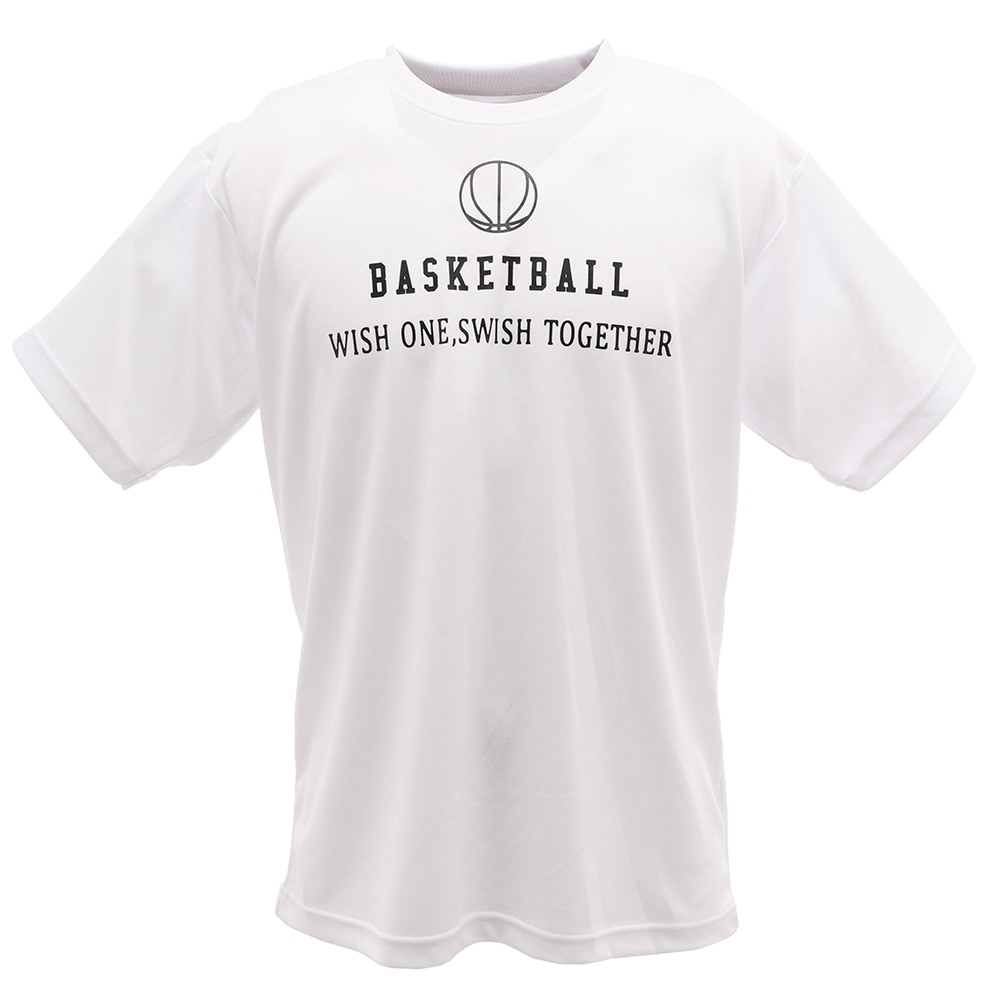 Ｔシャツ メンズ 半袖 DEO PARTS Dont wish just beieve 751G0ES8213 WHT 【 バスケットボール ウェア 】