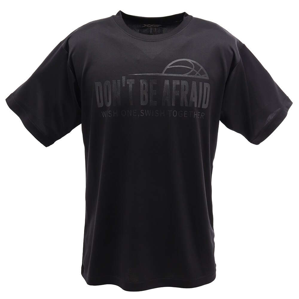Ｔシャツ メンズ 半袖 DEO PARTS Dont be afraid 751G0ES8215 BLK 【 バスケットボール ウェア 】