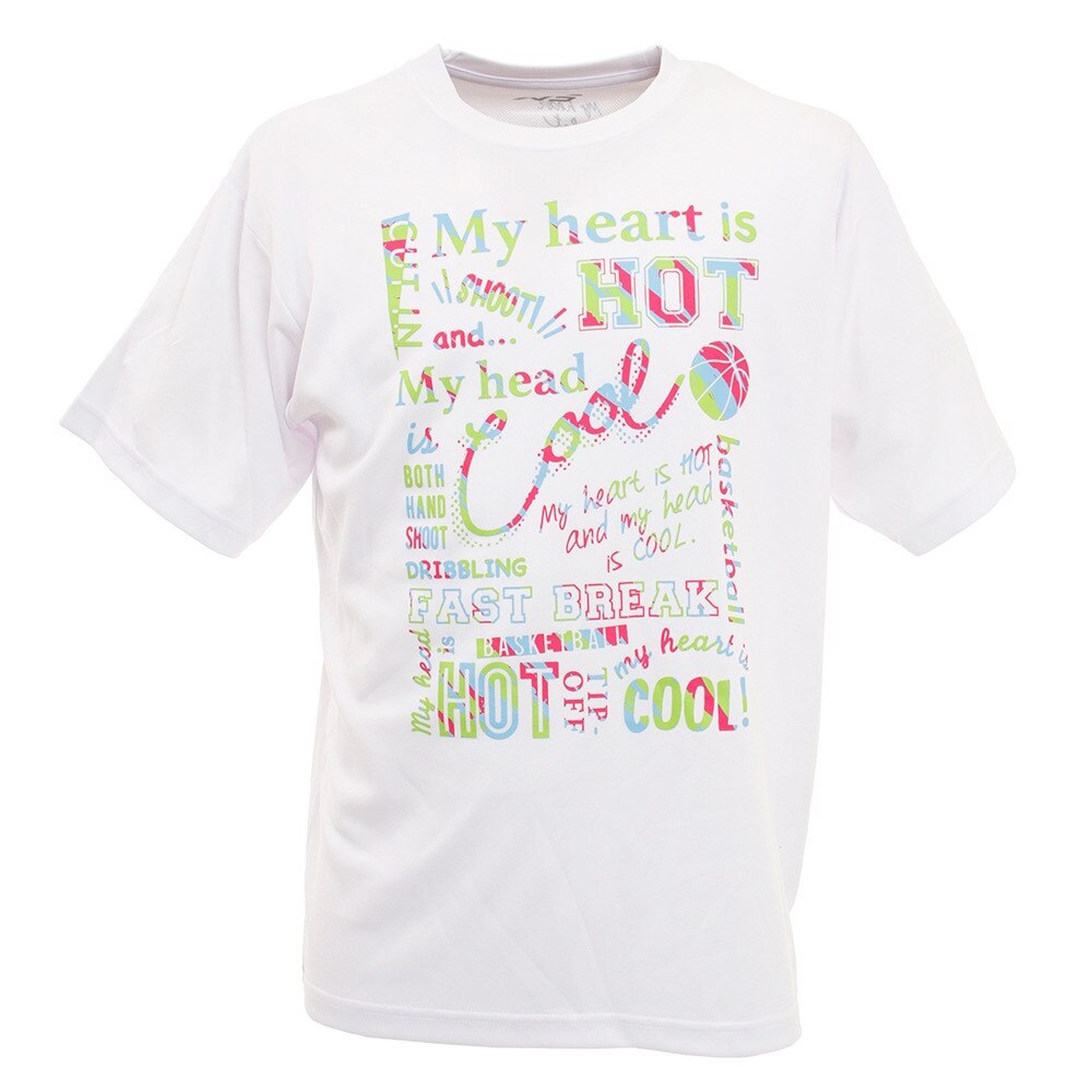 Ｔシャツ メンズ 半袖 751G0CD8229 WHT 【 バスケットボール ウェア 】