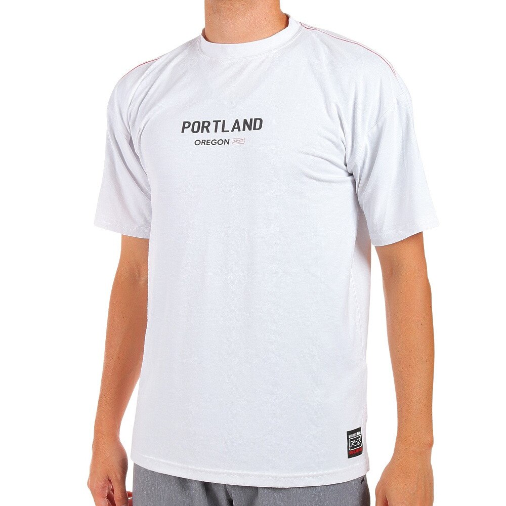  Ｔシャツ メンズ 半袖 OUT NUMBER 751R0CD8281 WHT 【 バスケットボール ウェア 】