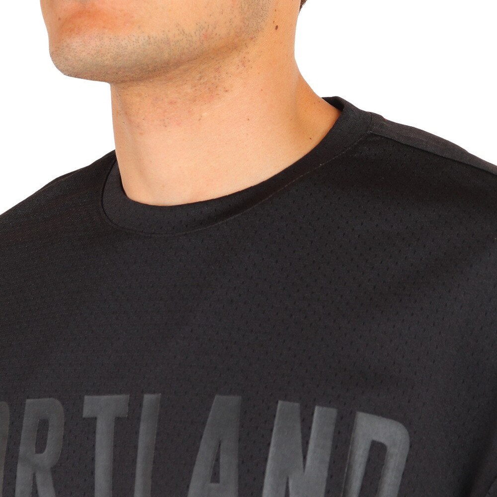 ライズ（RYZ）（メンズ）Tシャツ メンズ 半袖 PDX メッシュ 751R0EG8284 BLK バスケットボール ウェア  スポーツ用品はスーパースポーツゼビオ