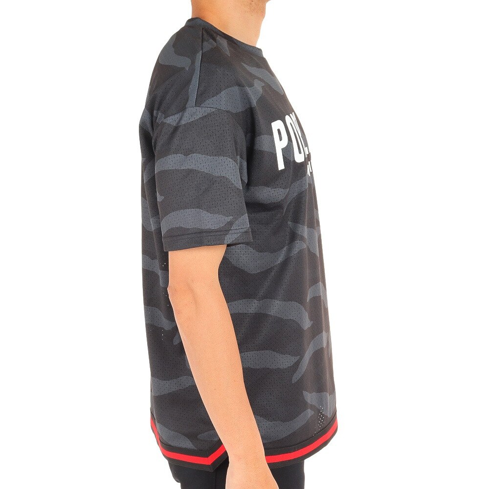 ライズ（RYZ）（メンズ）Tシャツ メンズ 半袖 PDX メッシュ 751R0EG8284 CAMO バスケットボール ウェア  スポーツ用品はスーパースポーツゼビオ