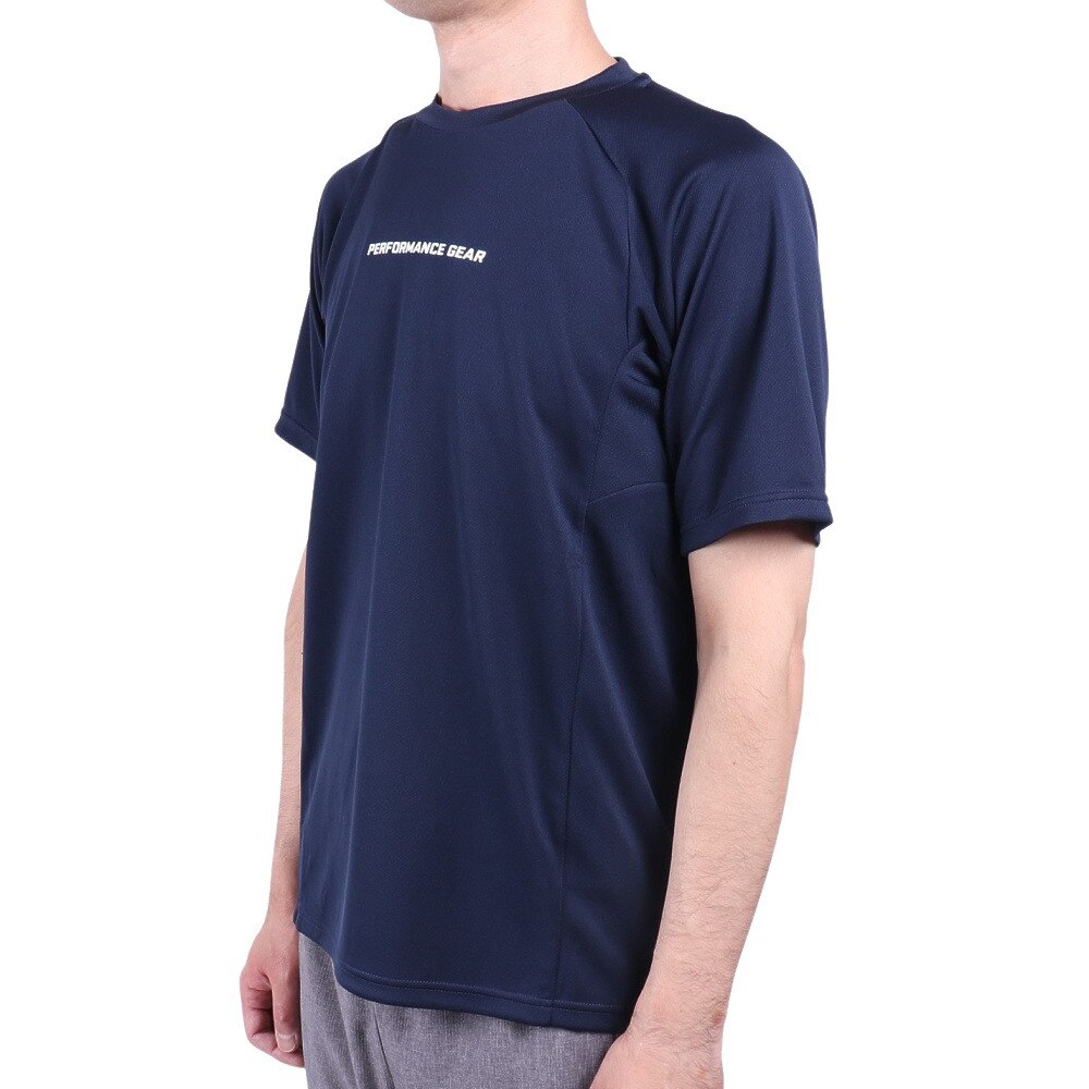  ドライプラス 漢字Tシャツ 751PG0TF8329 NVY