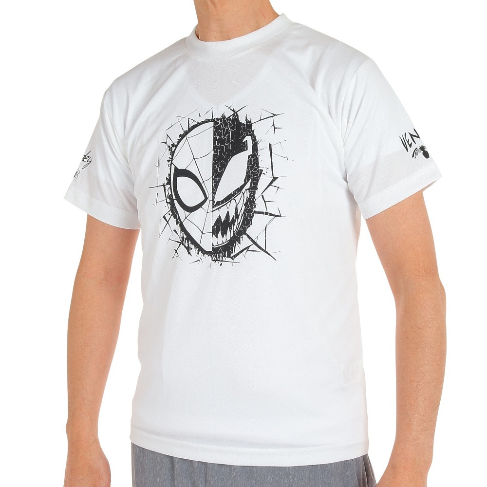 ◇セール特価品◇ マーベル MARVEL メンズ スパイダーマンヴェノム UVカット 半袖Tシャツ DS0222003 