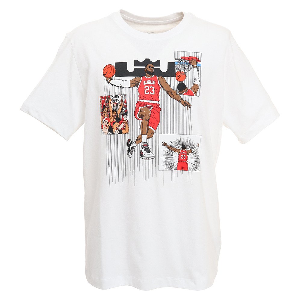 バスケットボールウェア レブロン マンガ ロゴ Tシャツ Dd07 100 ナイキ スポーツ用品はスーパースポーツゼビオ