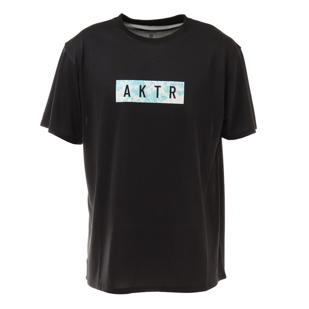  タイダイ ロゴTシャツ 121-017005 BK