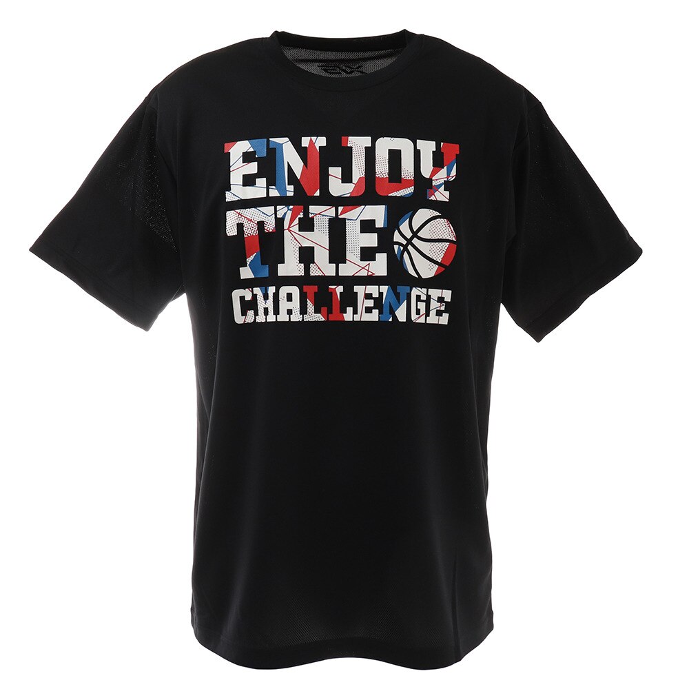  半袖Tシャツ DP Enjoy the challen 751G1ES4408 BLK