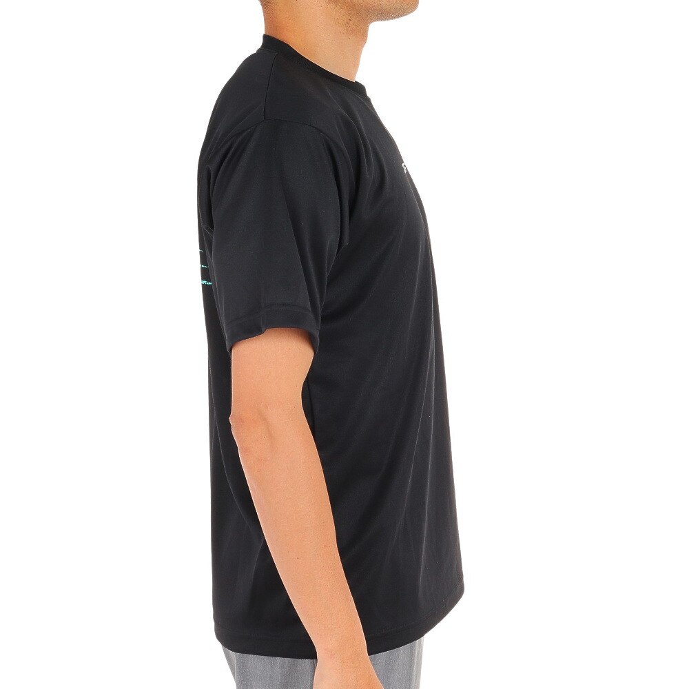 エックスティーエス（XTS）（メンズ）ドライ 吸汗速乾 メッセージTシャツ 751G1ES4410 BLK バスケットボールウェア 