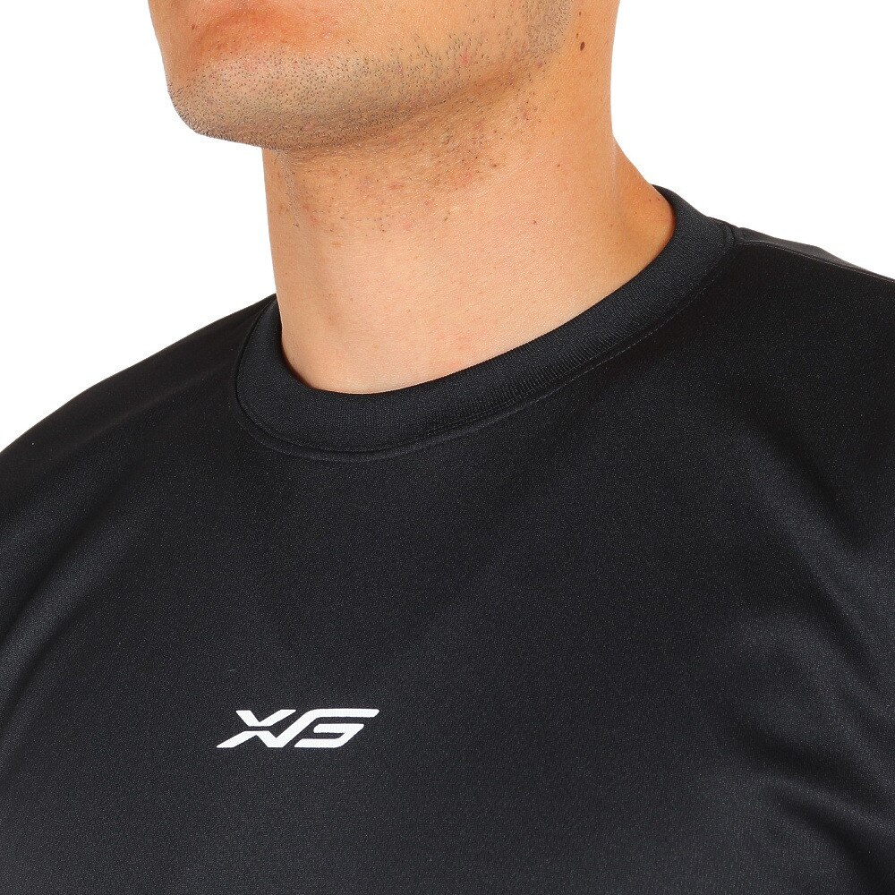 エックスティーエス（XTS）（メンズ）ドライ 吸汗速乾 メッセージTシャツ 751G1ES4410 BLK バスケットボールウェア 