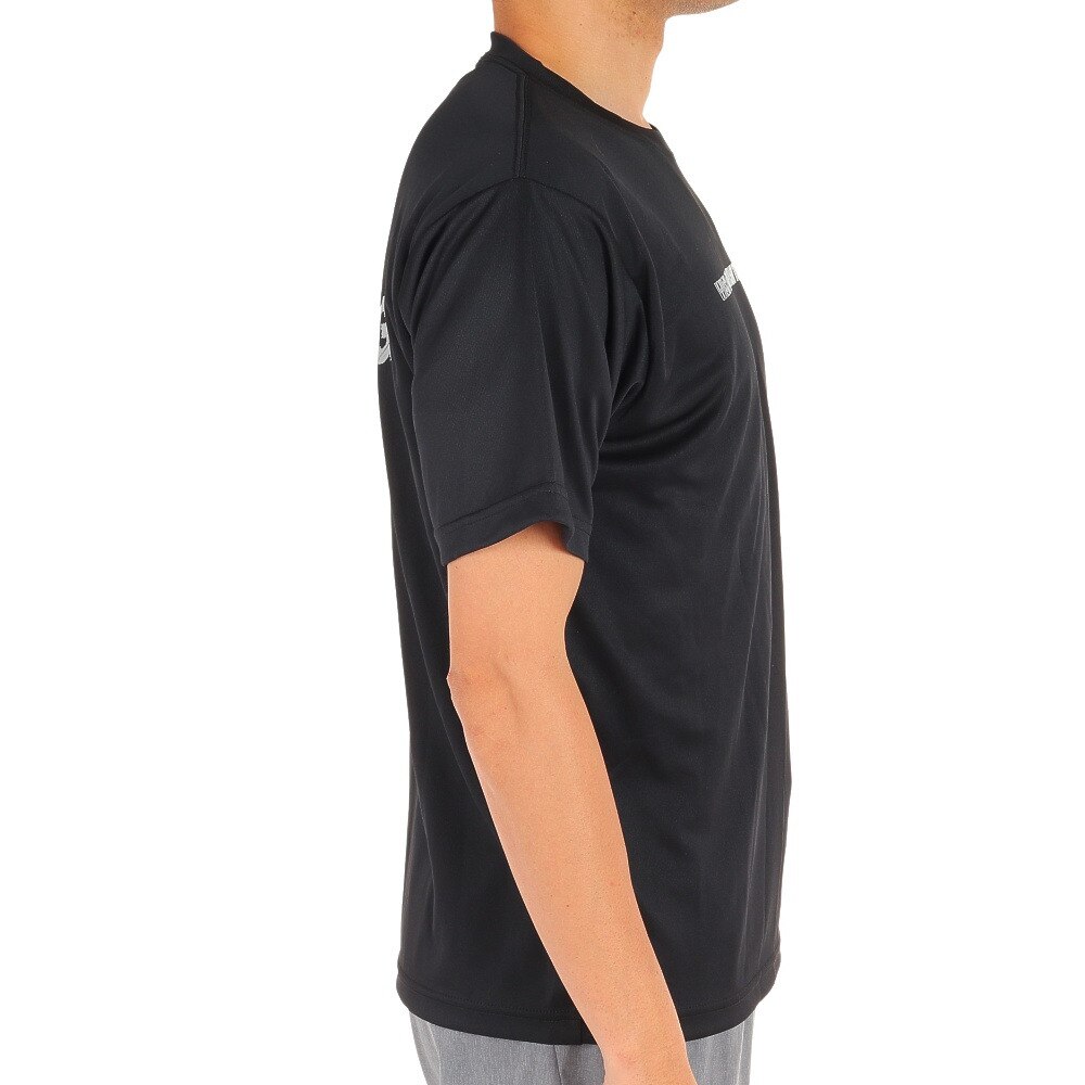 エックスティーエス（XTS）（メンズ）ドライ 吸汗速乾 メッセージTシャツ 751G1CD4401 BLK バスケットボールウェア 