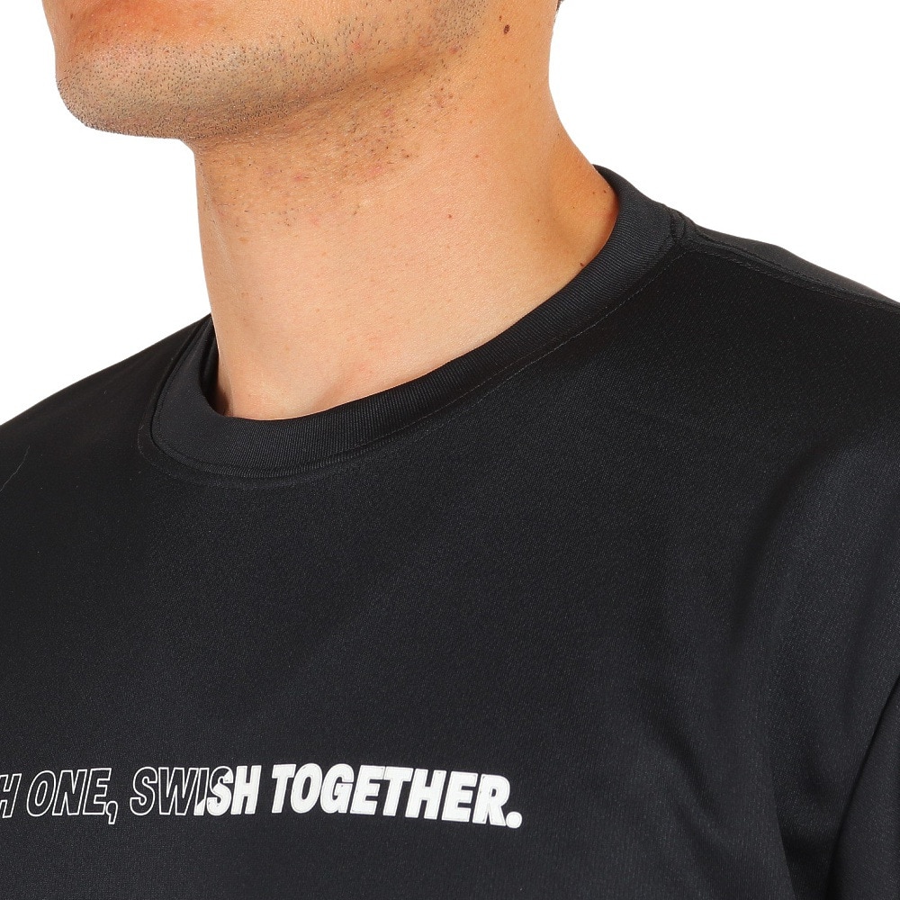 エックスティーエス（XTS）（メンズ）ドライ 吸汗速乾 メッセージTシャツ 751G1CD4401 BLK バスケットボールウェア 