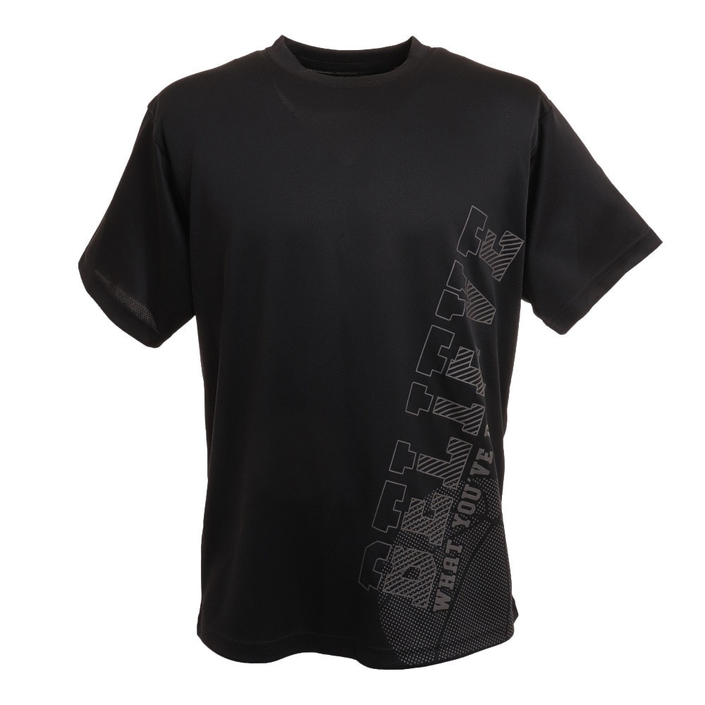 ドライプラス メッセージTシャツ 751G1CD4406 BLK