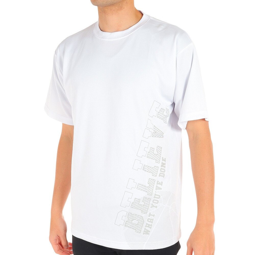  ドライプラス メッセージTシャツ 751G1CD4406 WHT
