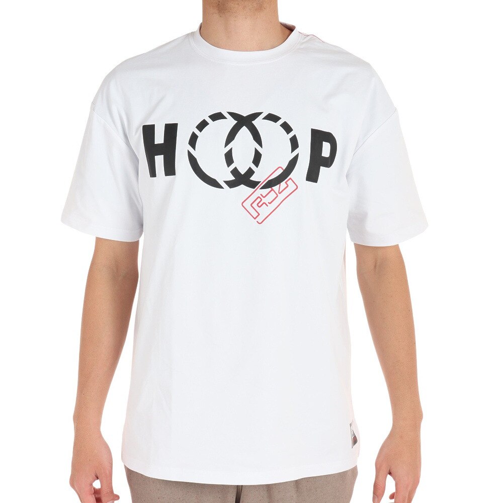 ライズ（RYZ）（メンズ）バスケットボールウェア HOOP ショートスリーブシャツ 751R1CD4521 WHT