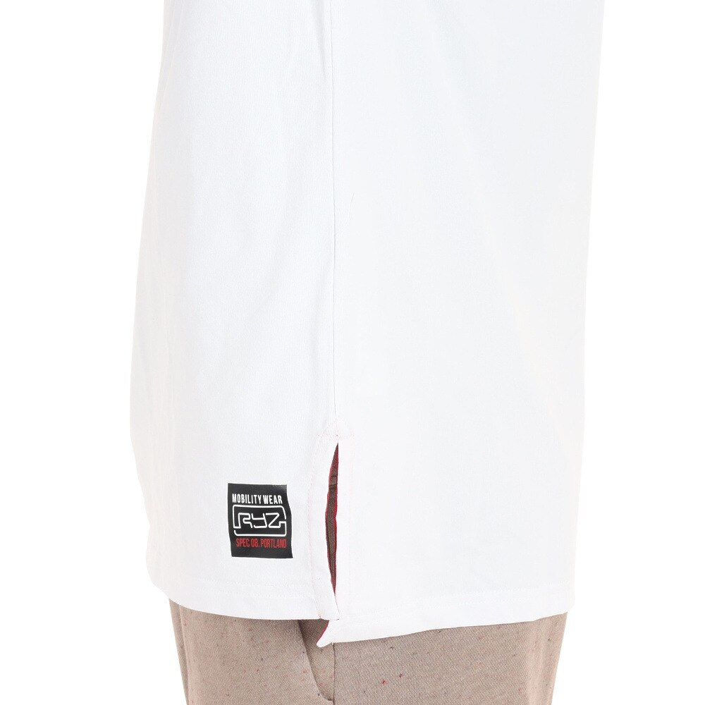 ライズ（RYZ）（メンズ）バスケットボールウェア HOOP ショートスリーブシャツ 751R1CD4521 WHT
