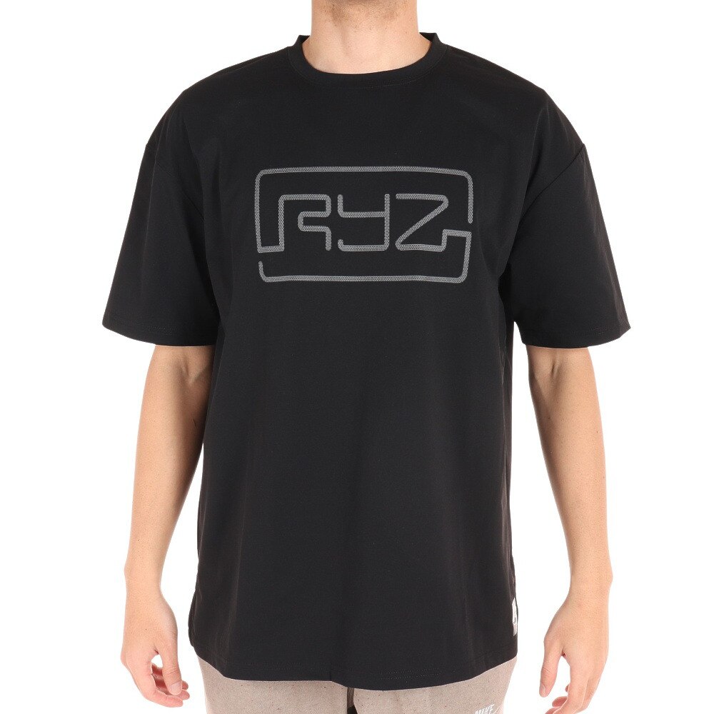 ライズ（RYZ）（メンズ）バスケットボールウェア ショートスリーブシャツ 751R1CD4523 BLK★★★