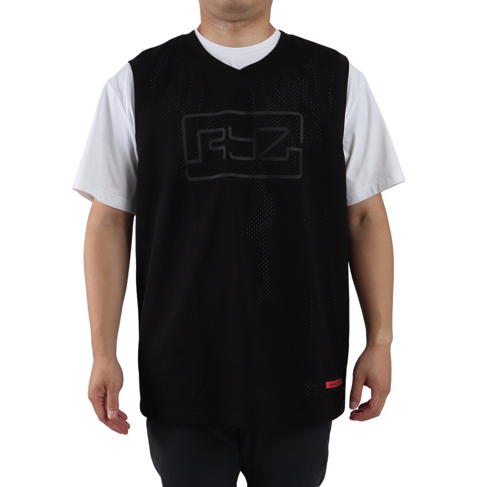 ライズ（RYZ）（メンズ）バスケットボールウェア ゲームシャツ 751R1EG4518 BLK