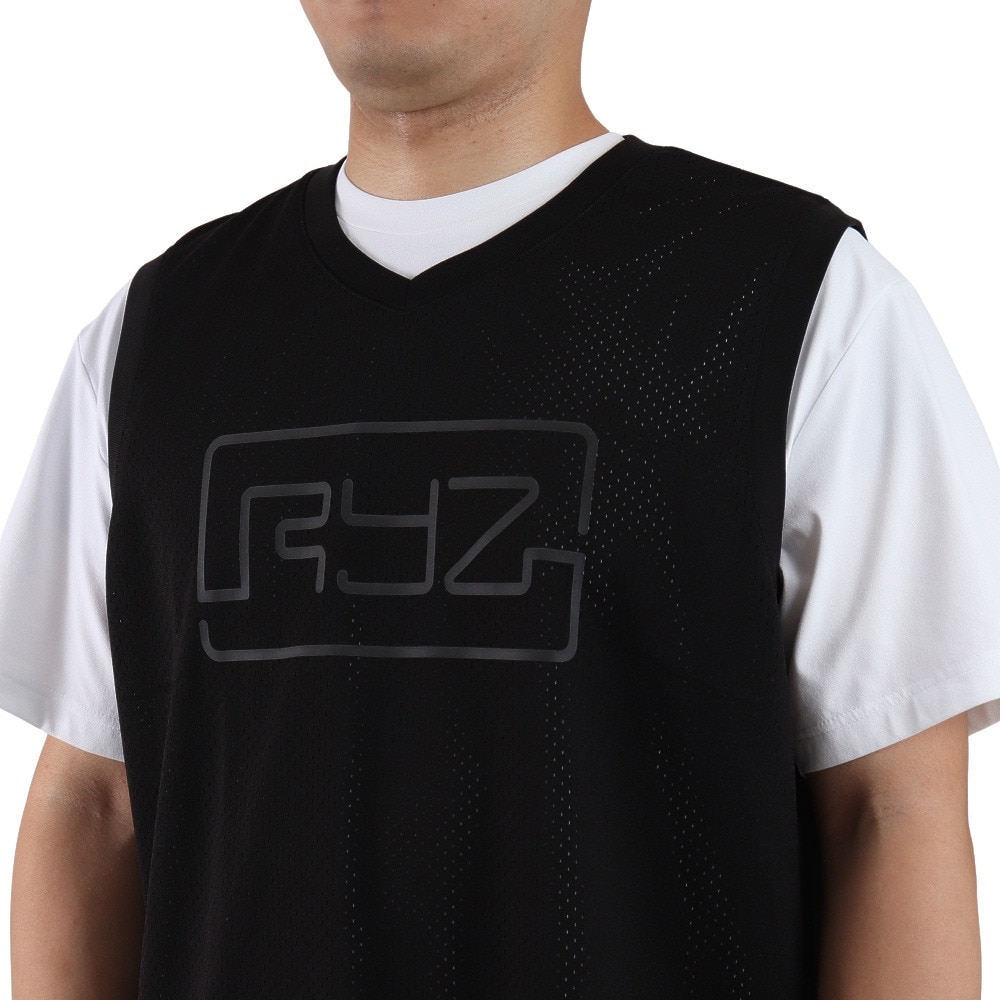 ライズ（RYZ）（メンズ）バスケットボールウェア ゲームシャツ 751R1EG4518 BLK