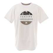 エゴザル（EGOZARU）（メンズ、レディース）サークルレオパードTシャツ EZST-2104-025 バスケットボールウェア 