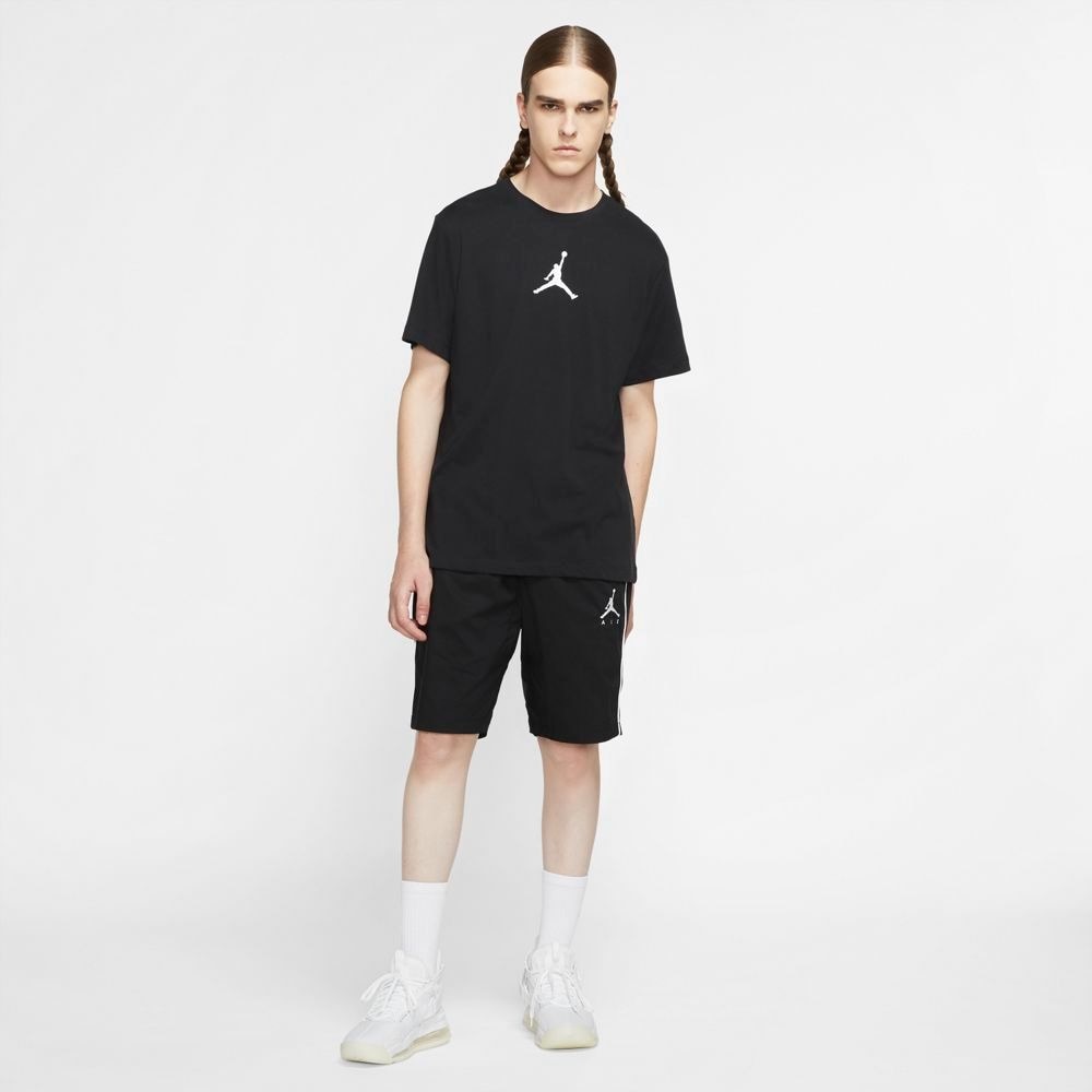 ジョーダン（JORDAN）（メンズ）Tシャツ バスケットボールウェア ジャンプマン 半袖 ブラック CW5191-010