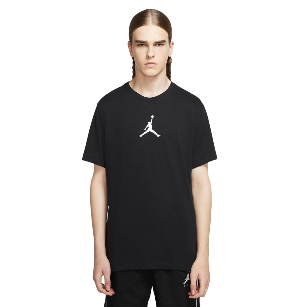 ジョーダン（JORDAN）（メンズ）Tシャツ バスケットボールウェア ジャンプマン 半袖 ブラック CW5191-010