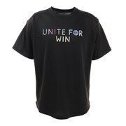 バスケットボールウェア UNITE FOR WIN 半袖Tシャツ 751G1CD4603 BLK ドライ 吸汗速乾
