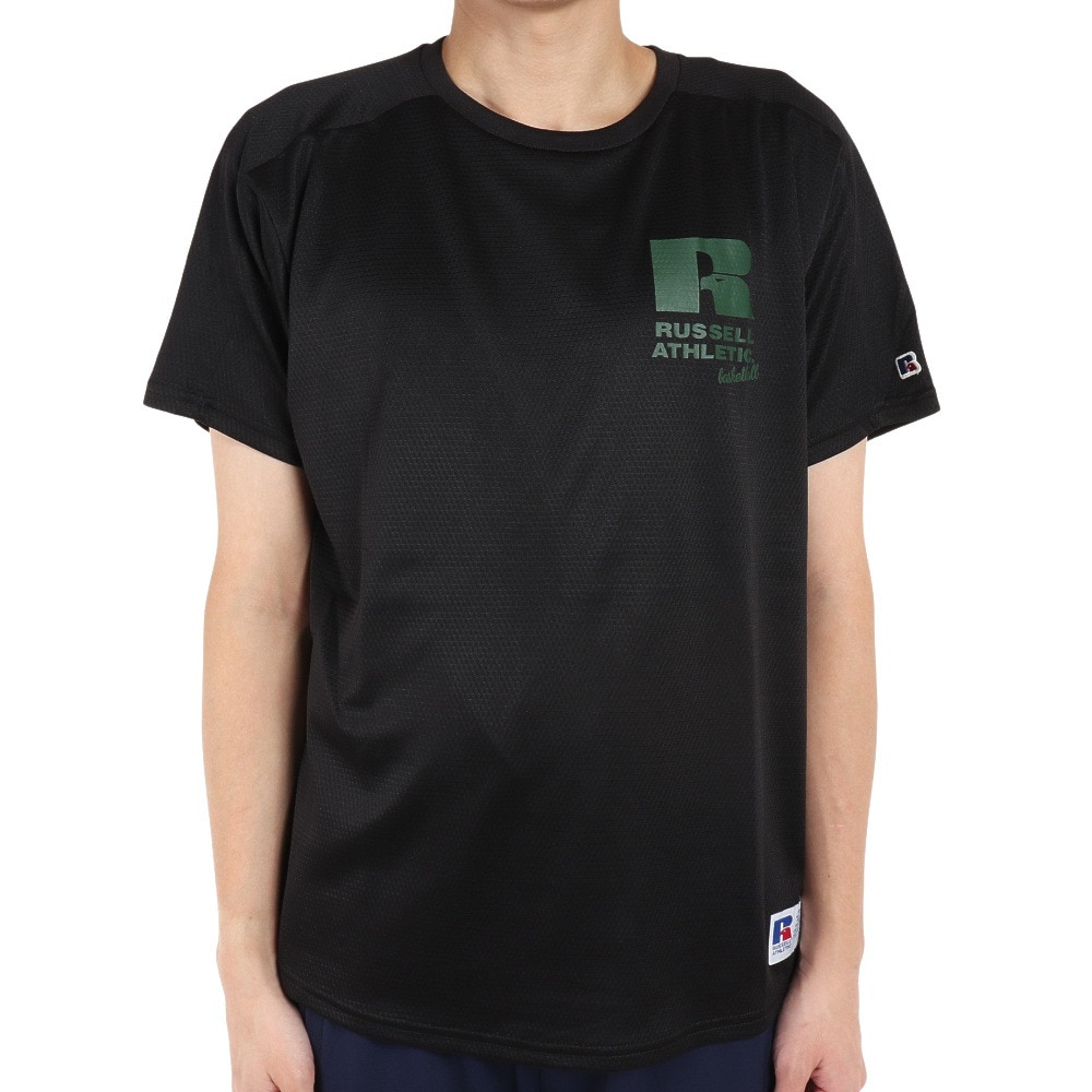 ラッセル（RUSSELL）（メンズ）バスケットボールウェア DRYPOWER PPTシャツ RBBM21S001 BLK