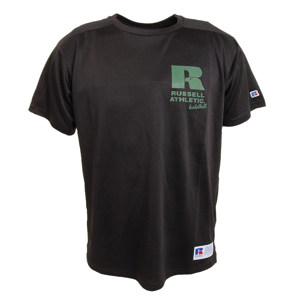 ラッセル（RUSSELL）（メンズ）バスケットボールウェア DRYPOWER PPTシャツ RBBM21S001 BLK