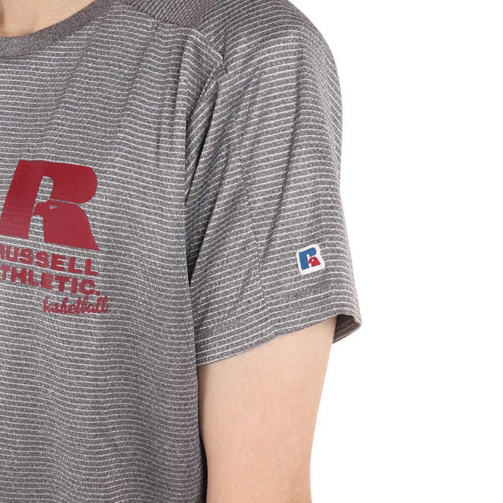 ラッセル（RUSSELL）（メンズ）バスケットボールウェア DRYPOWER PPTシャツ RBBM21S001 MGRY