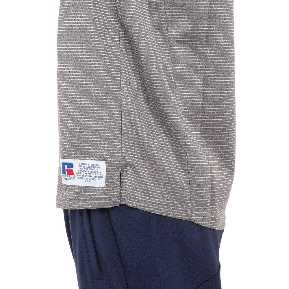 ラッセル（RUSSELL）（メンズ）バスケットボールウェア DRYPOWER PPTシャツ RBBM21S001 MGRY