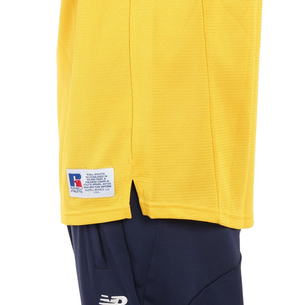 ラッセル（RUSSELL）（メンズ）バスケットボールウェア DRYPOWER PPTシャツ RBBM21S001 YEL