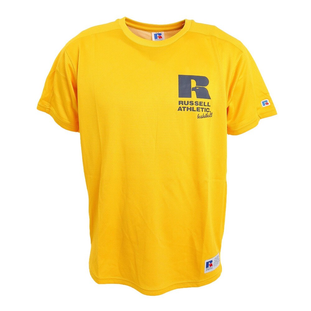 ラッセル（RUSSELL）（メンズ）バスケットボールウェア DRYPOWER PPTシャツ RBBM21S001 YEL