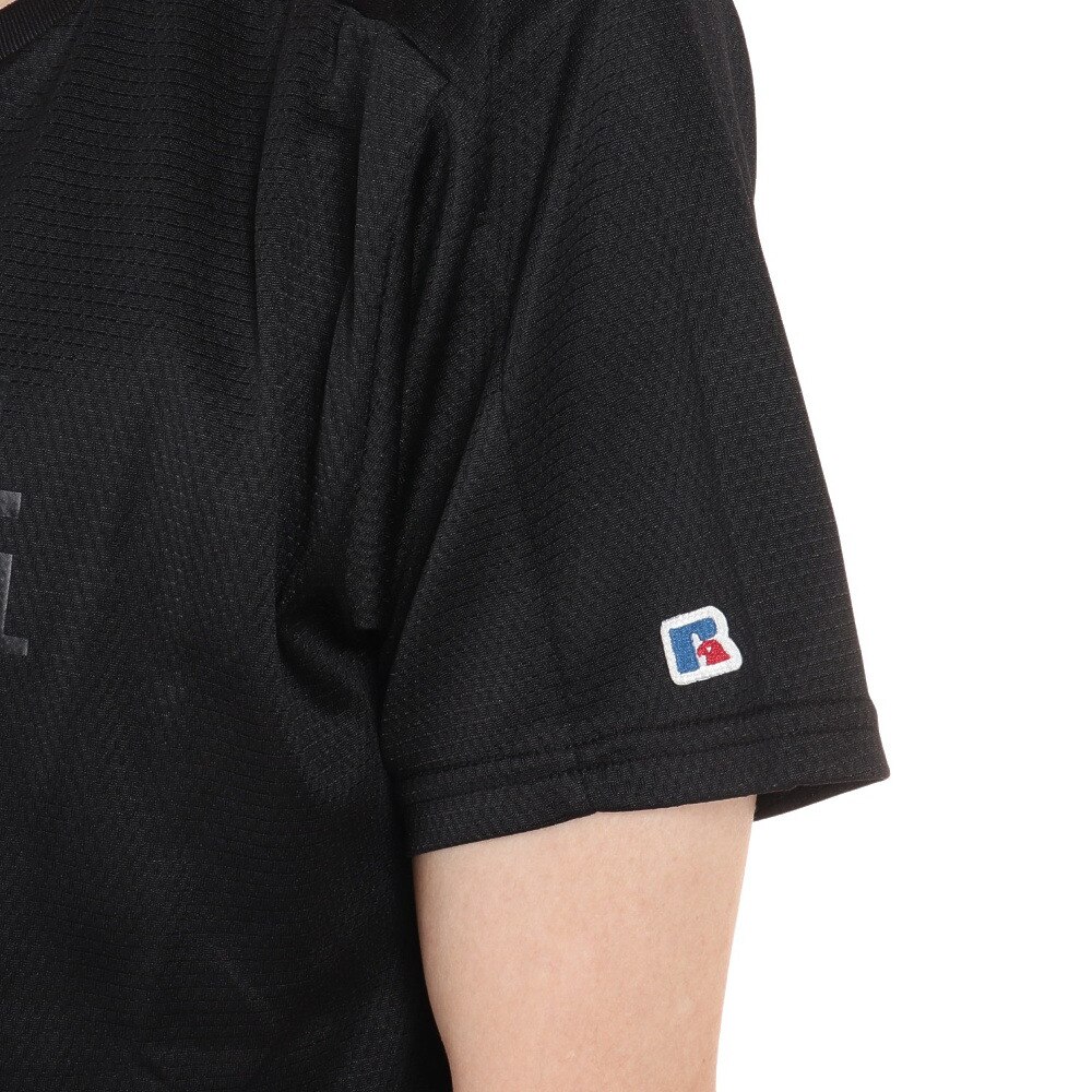 ラッセル（RUSSELL）（メンズ）バスケットボールウェア DRYPOWER PPTシャツ RBBM21S002 BLK