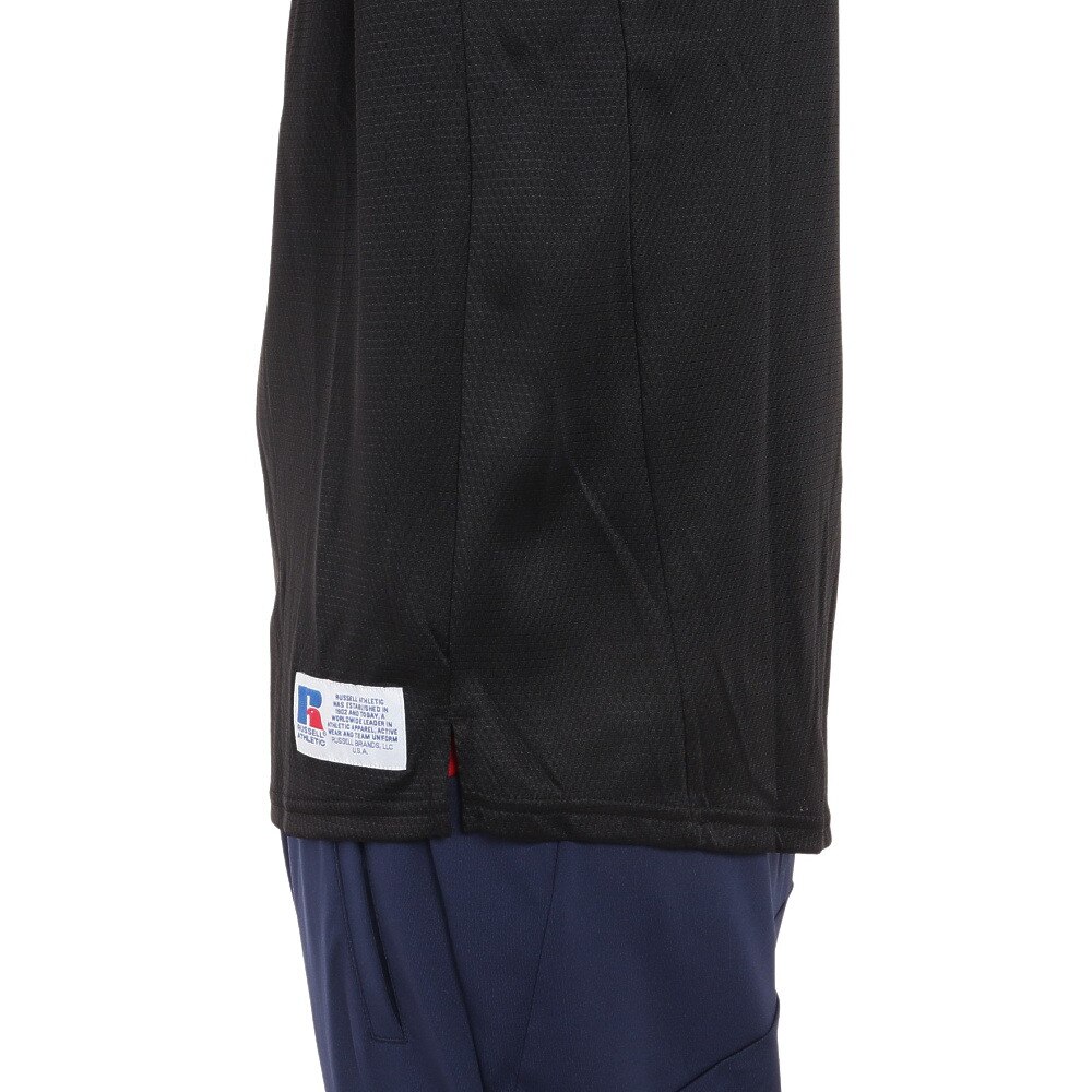 ラッセル（RUSSELL）（メンズ）バスケットボールウェア DRYPOWER PPTシャツ RBBM21S002 BLK