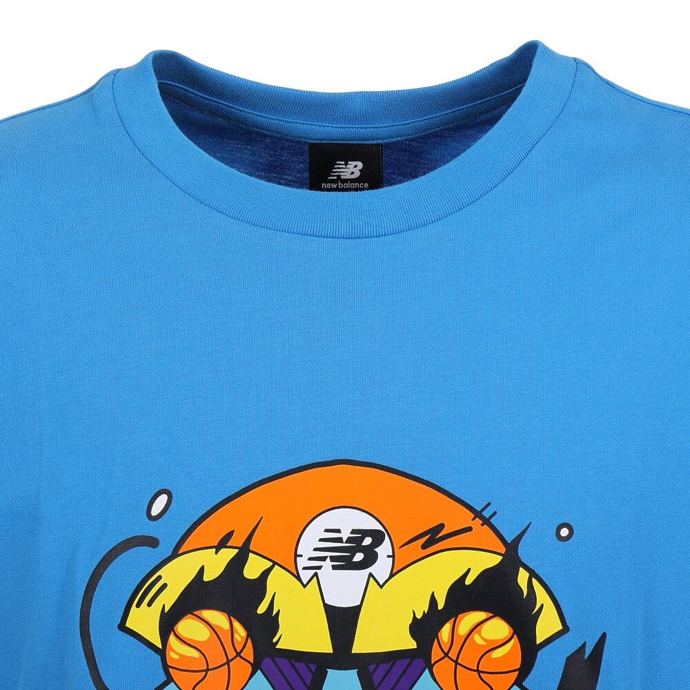 ニューバランス（new balance）（メンズ）バスケットボールウェア Hoops Tシャツ MT13584HLU★★★