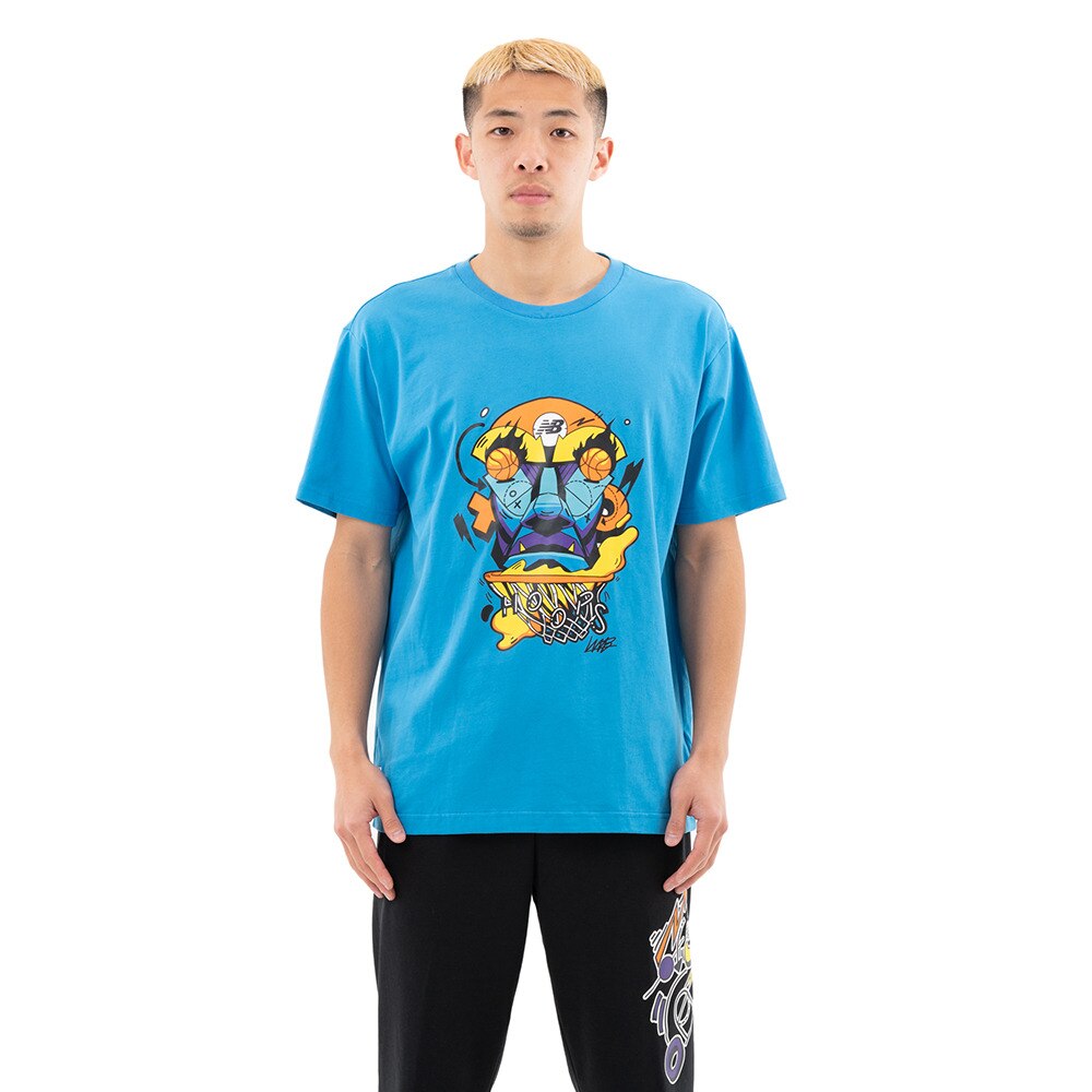 ニューバランス（new balance）（メンズ）バスケットボールウェア Hoops Tシャツ MT13584HLU★★★