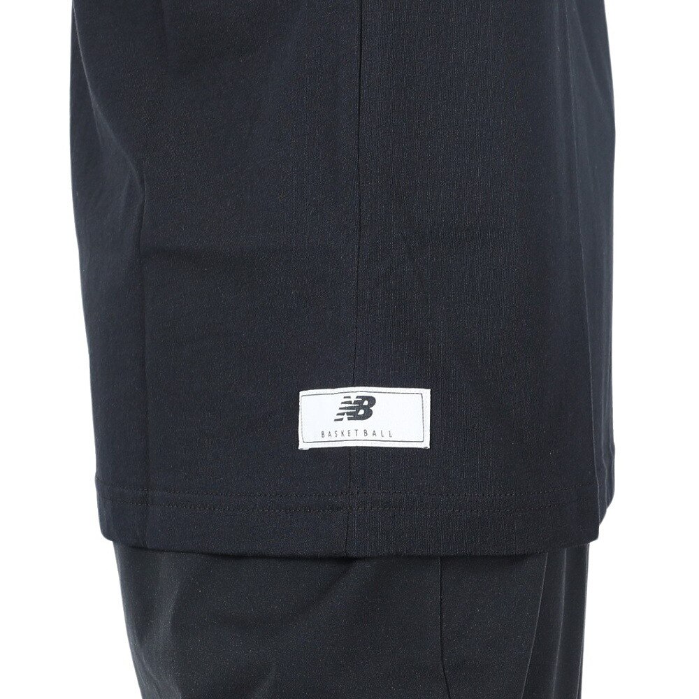 ニューバランス（new balance）（メンズ）バスケットボールウェア NB Hoops Essential 半袖Ｔシャツ MT13586BK★★★
