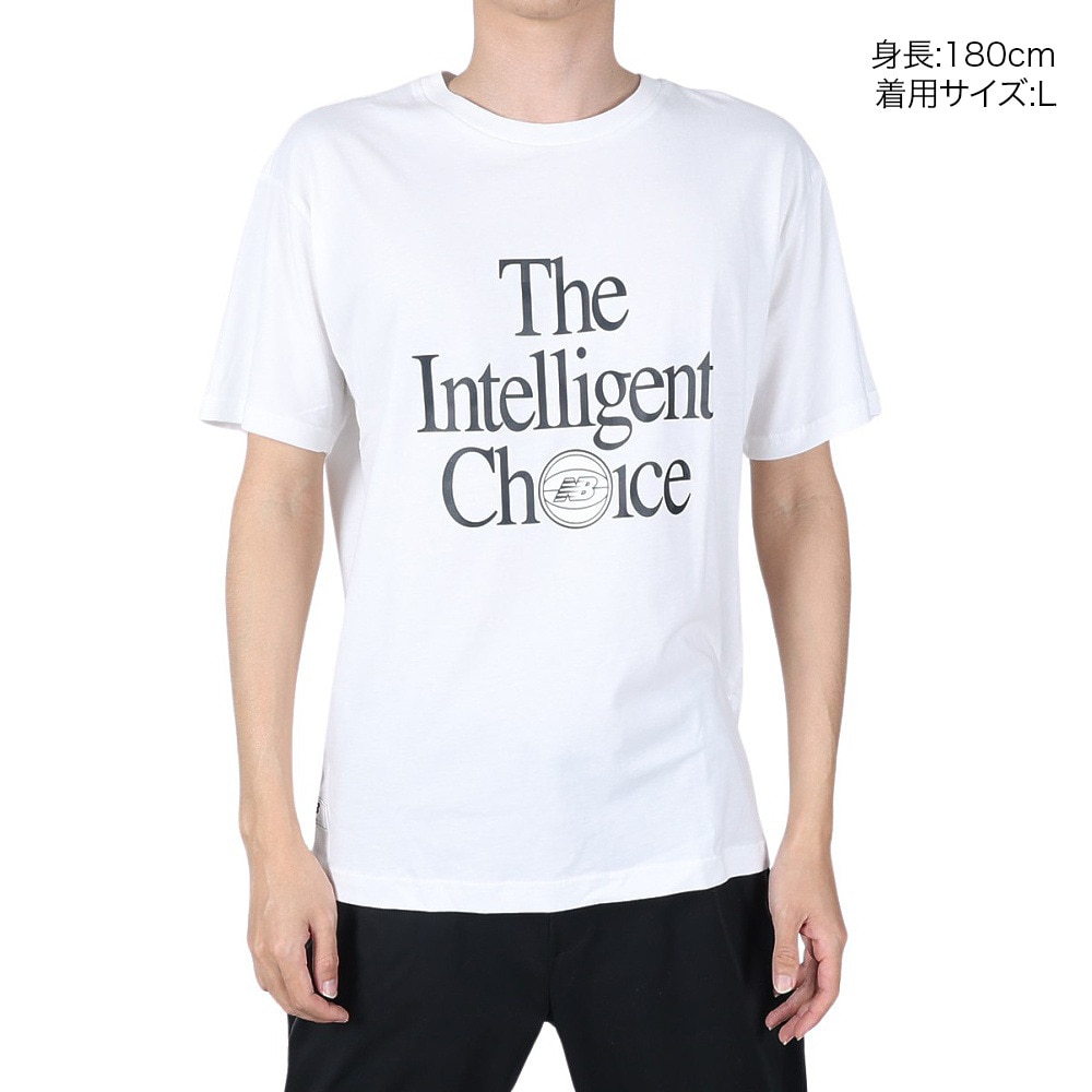 ニューバランス（new balance）（メンズ）バスケットボールウェア NB Hoops Essential 半袖Ｔシャツ MT13586WT★★★