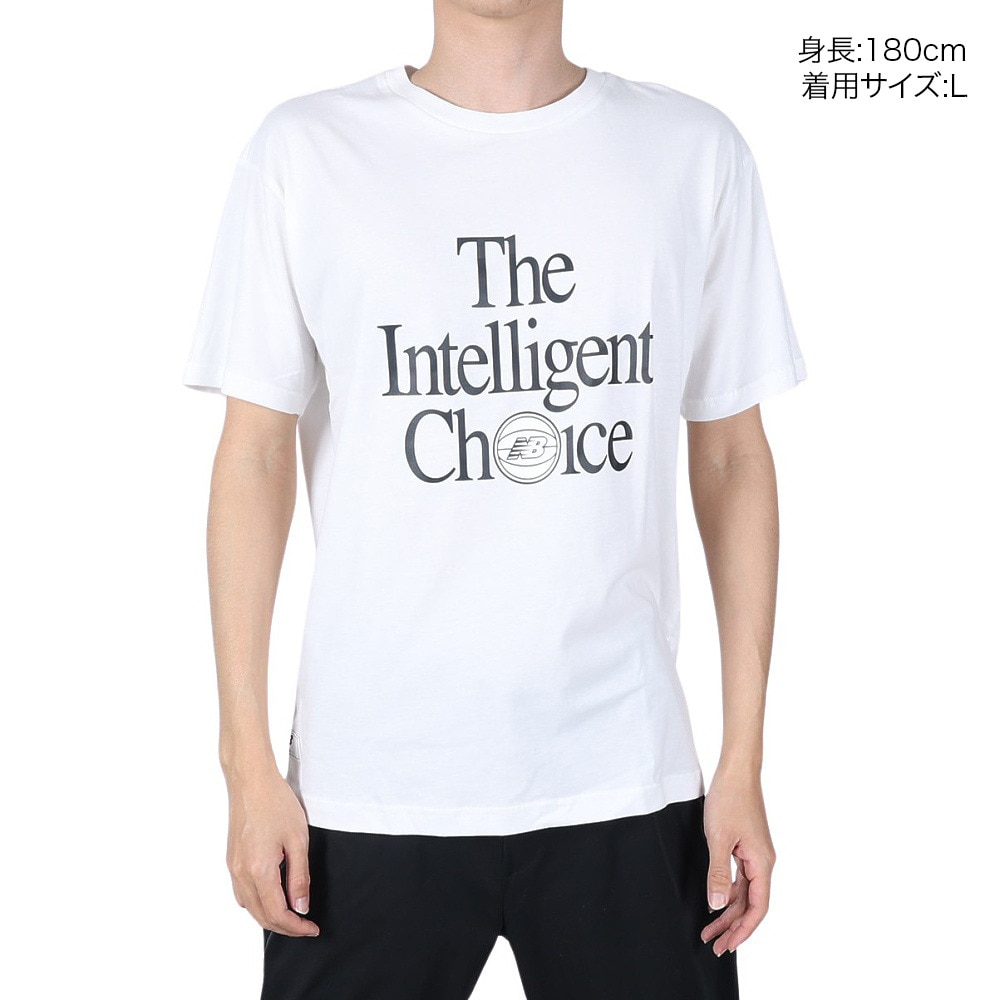 ニューバランス（new balance）（メンズ）バスケットボールウェア NB Hoops Essential 半袖Ｔシャツ MT13586WT