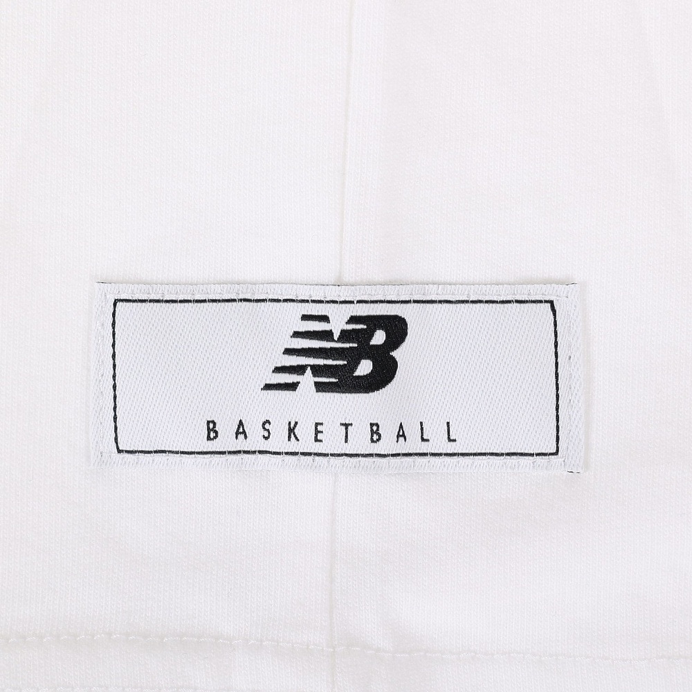 ニューバランス（new balance）（メンズ）バスケットボールウェア Hoops Tシャツ MT13591WT