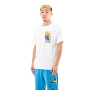 ニューバランス（new balance）（メンズ）バスケットボールウェア Hoops Tシャツ MT13591WT