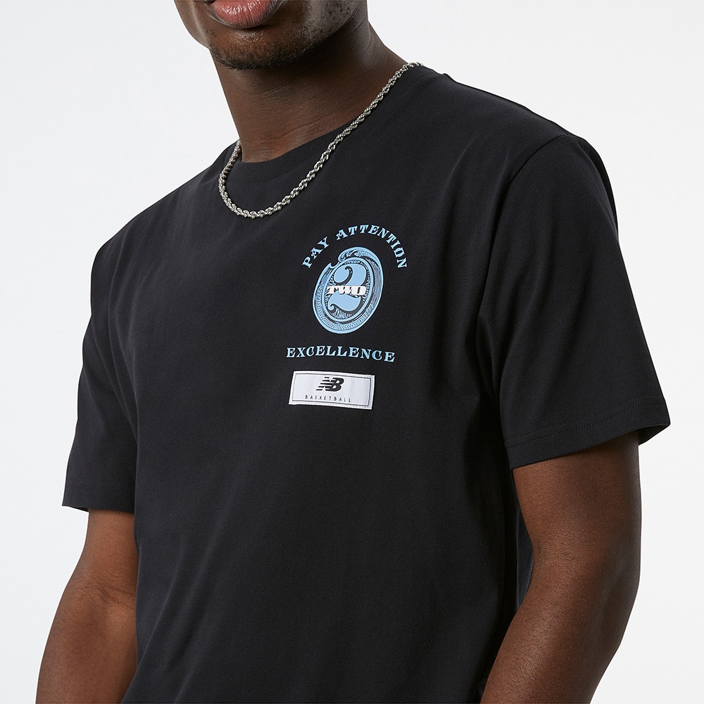 ニューバランス（new balance）（メンズ）バスケットボールウェア KL2 NEW MONEY グラフィックTシャツ MT13930BK