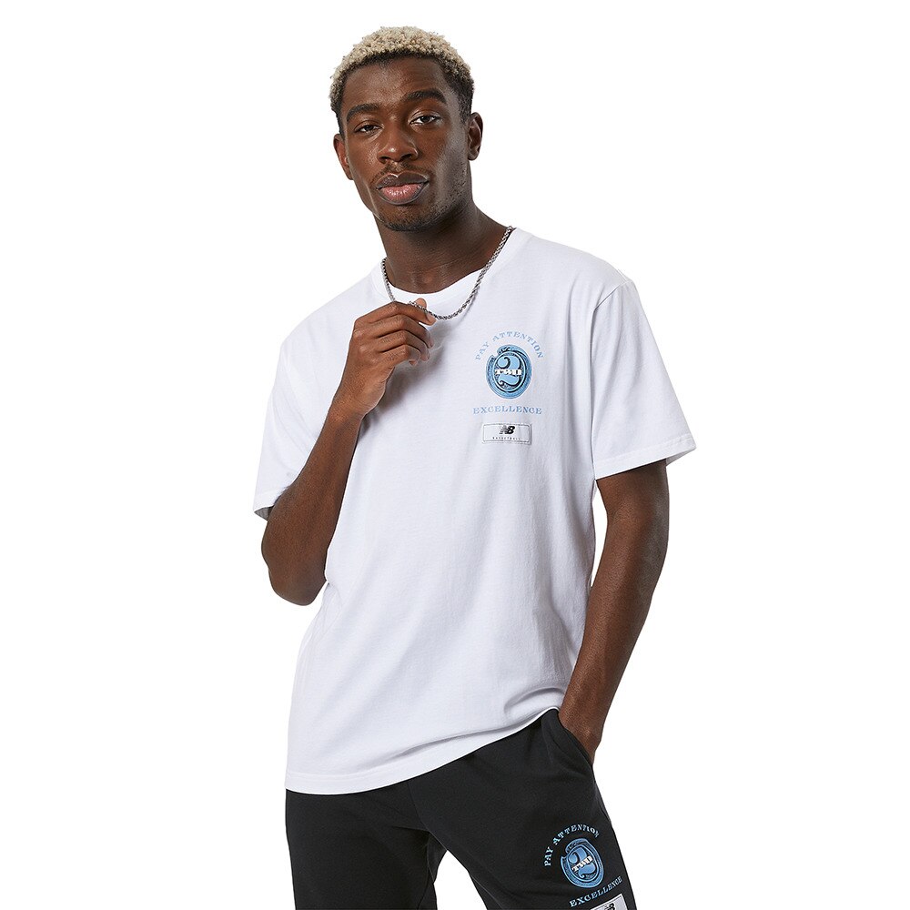 ニューバランス（new balance）（メンズ）バスケットボールウェア KL2 NEW MONEY グラフィックTシャツ MT13930WT